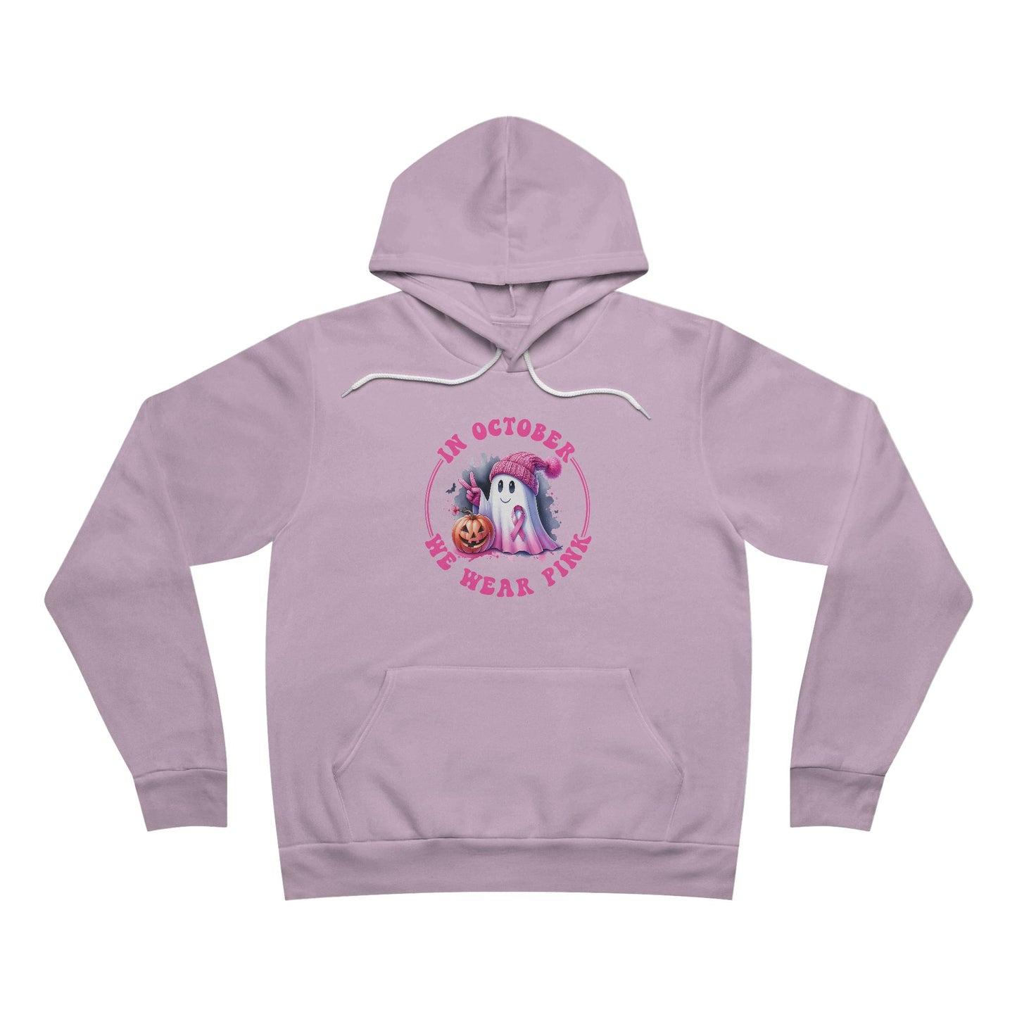 In October We Wear Pink Breast Cancer Awareness Halloween Hoodie