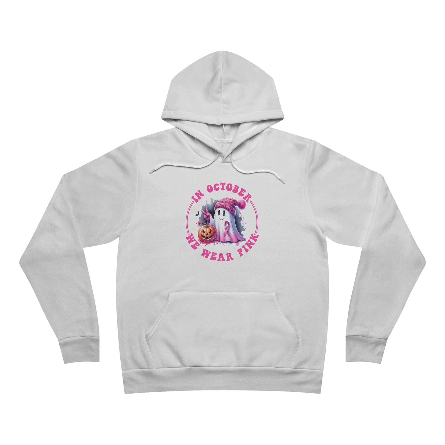 In October We Wear Pink Breast Cancer Awareness Halloween Hoodie