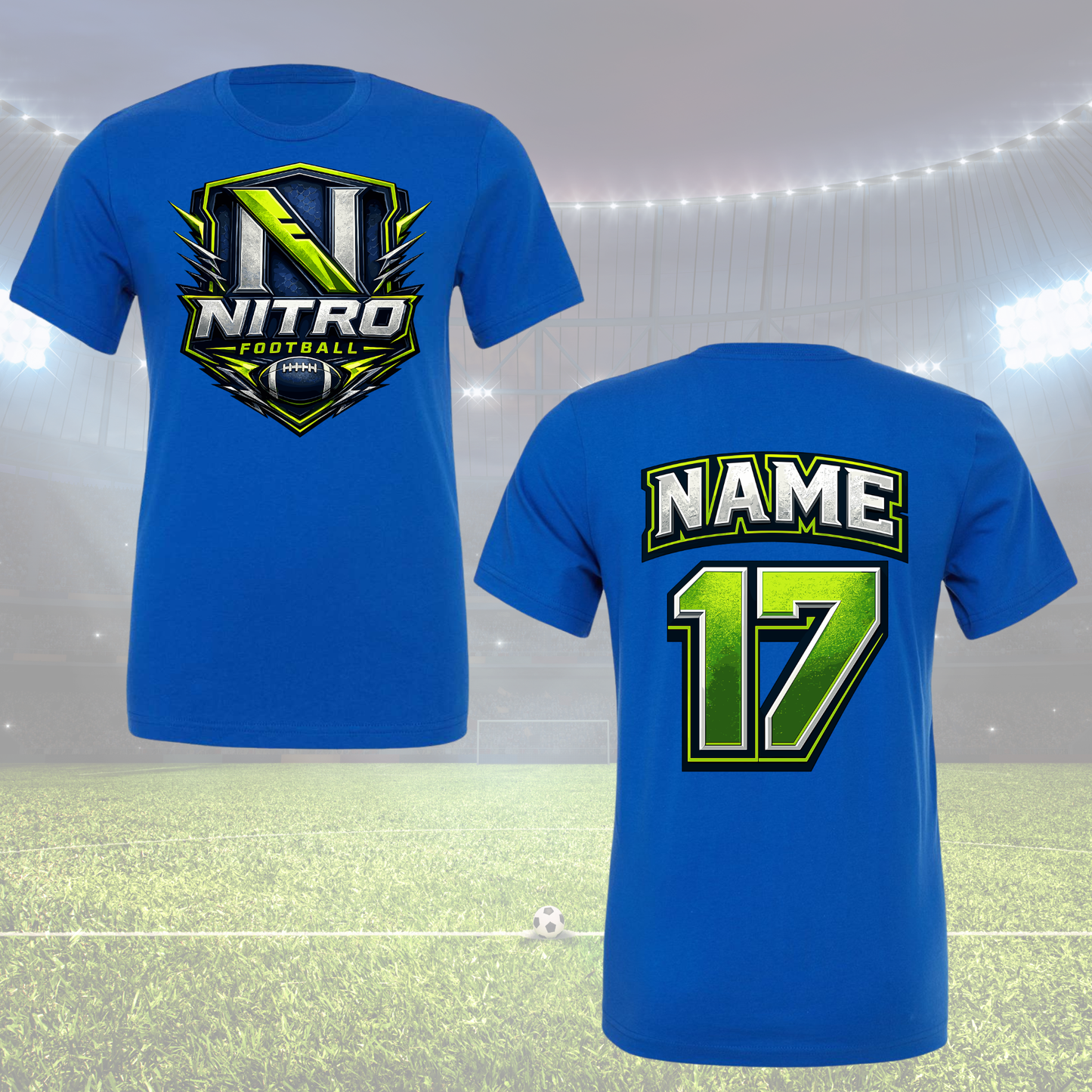 Nitro Football Adult Unisex Crew Neck Tee