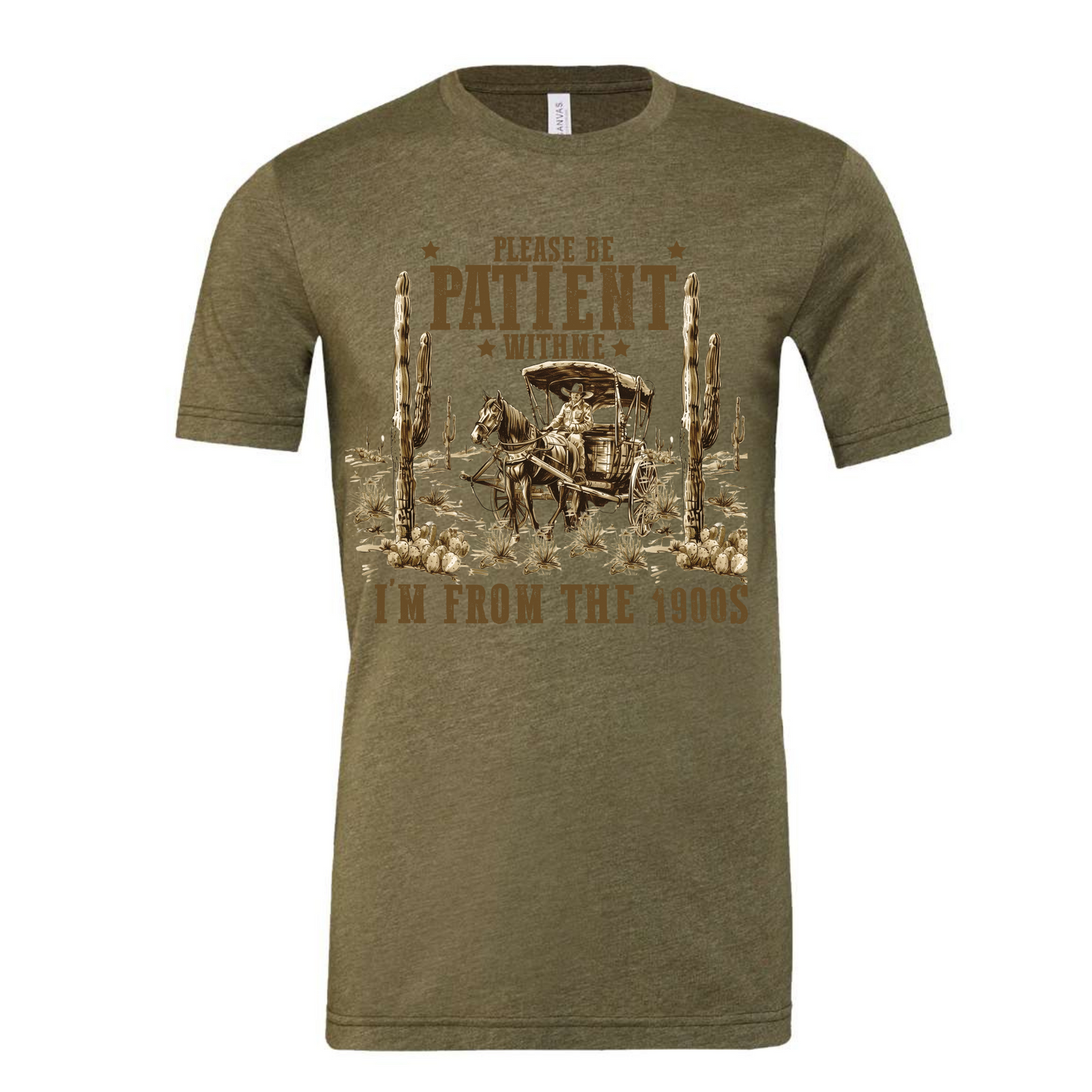 Funny shirts for adults about age in military green