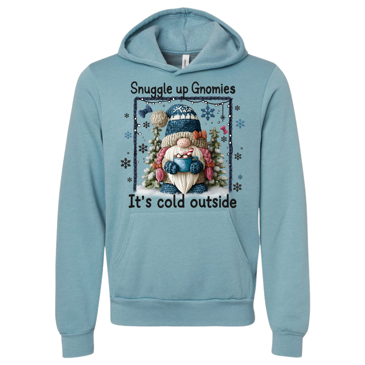 Snuggle Up Gnomies – Cozy Winter Hoodie