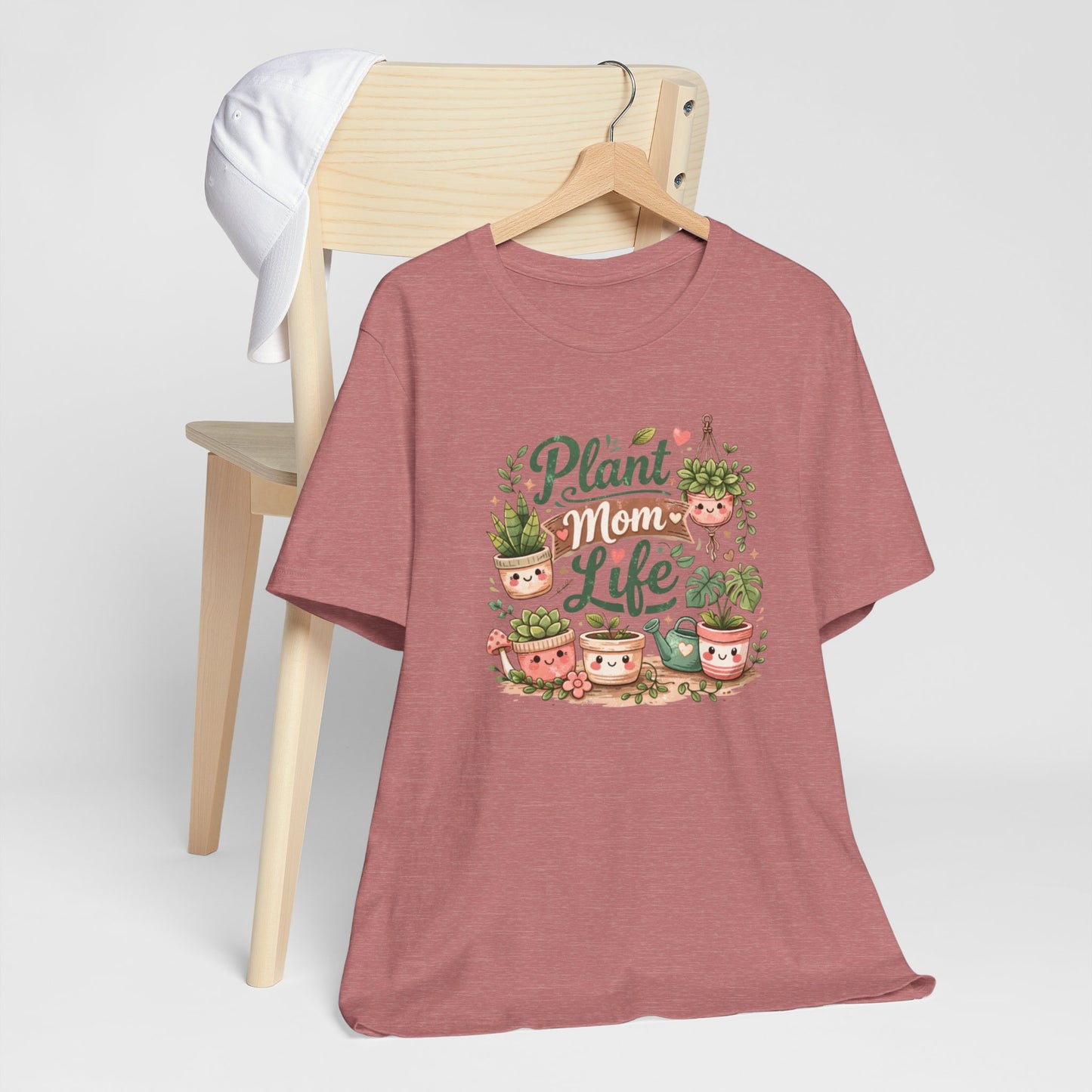 Plant Mom Life Graphic Tee | Cute Plant Lover Shirt