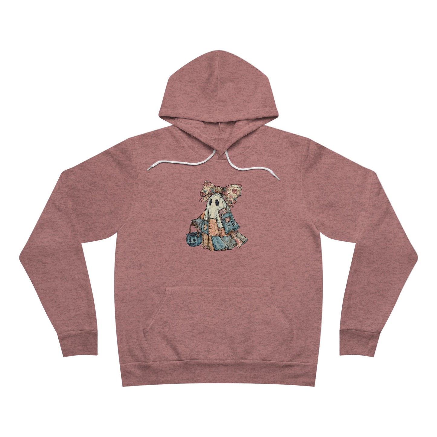 Patchwork Ghost Girl Halloween Hoodie