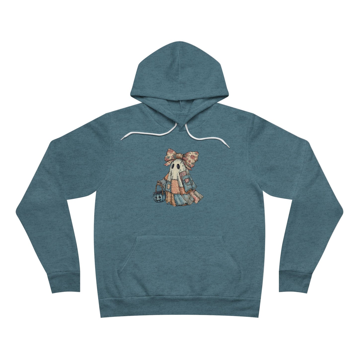 Patchwork Ghost Girl Halloween Hoodie