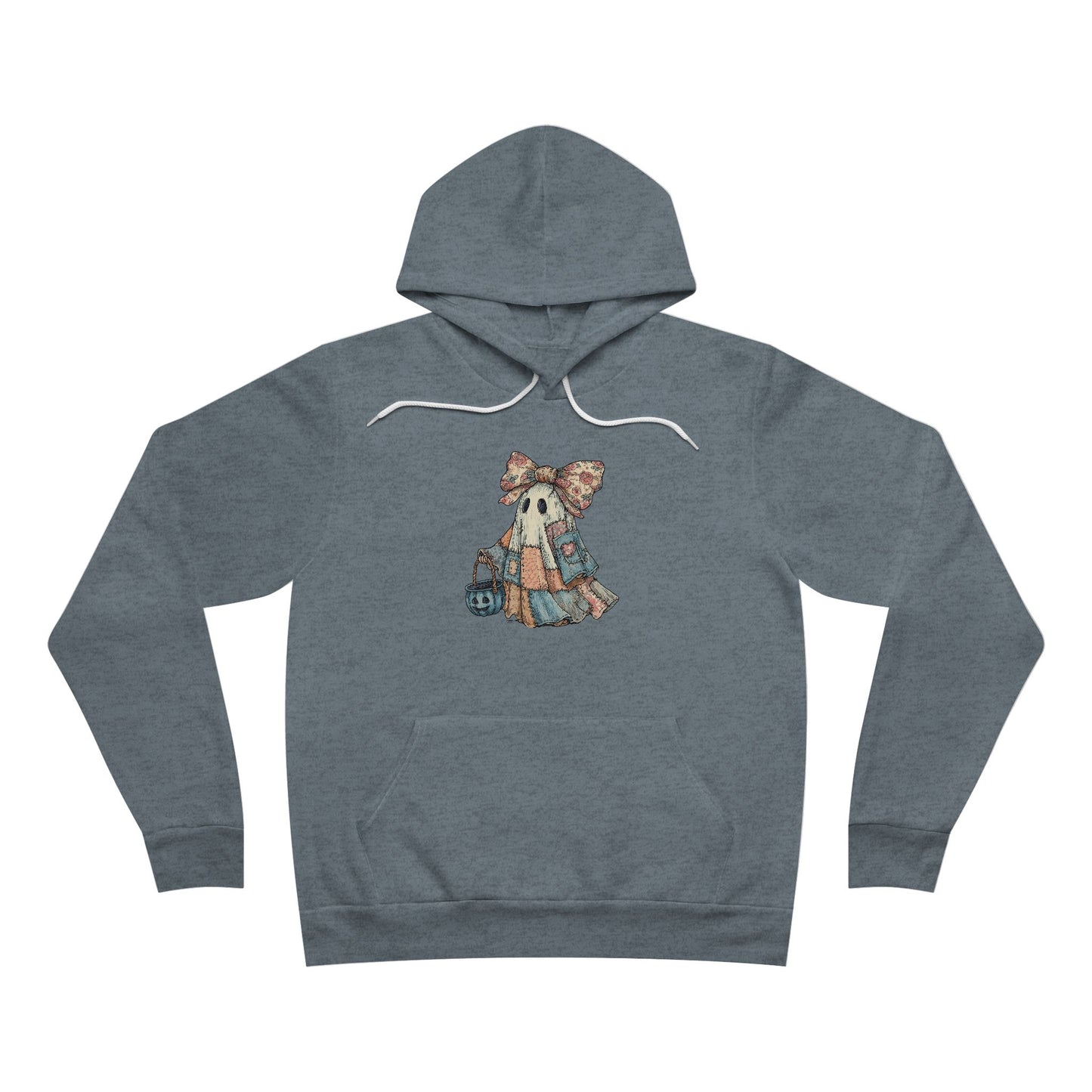 Patchwork Ghost Girl Halloween Hoodie