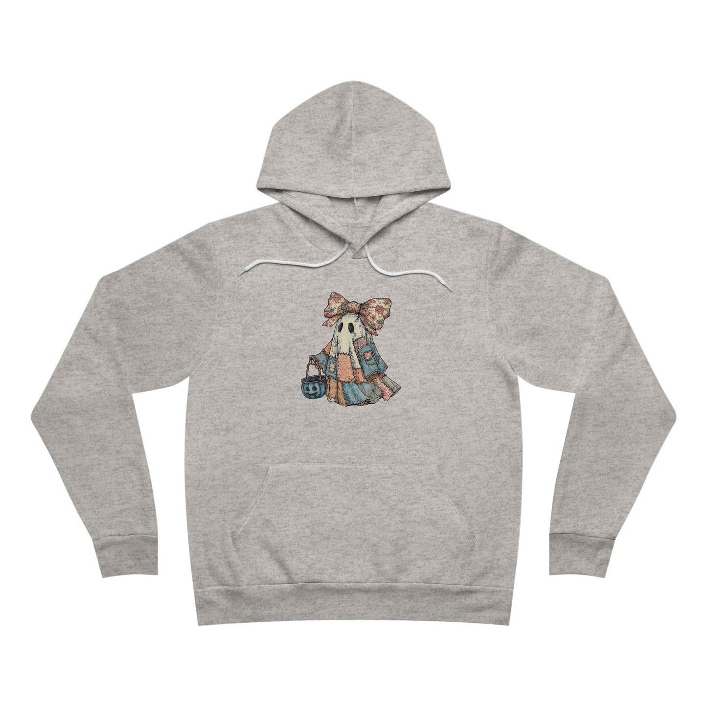 Patchwork Ghost Girl Halloween Hoodie