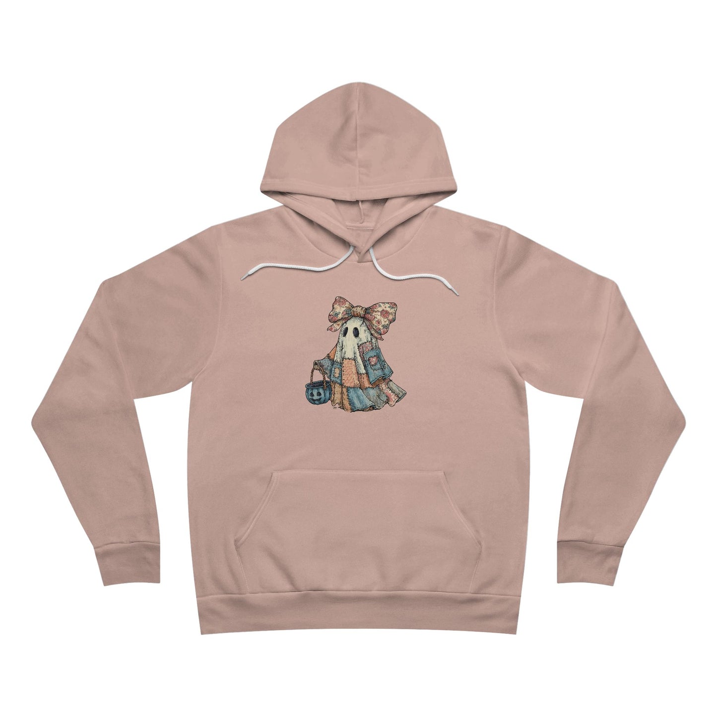 Patchwork Ghost Girl Halloween Hoodie