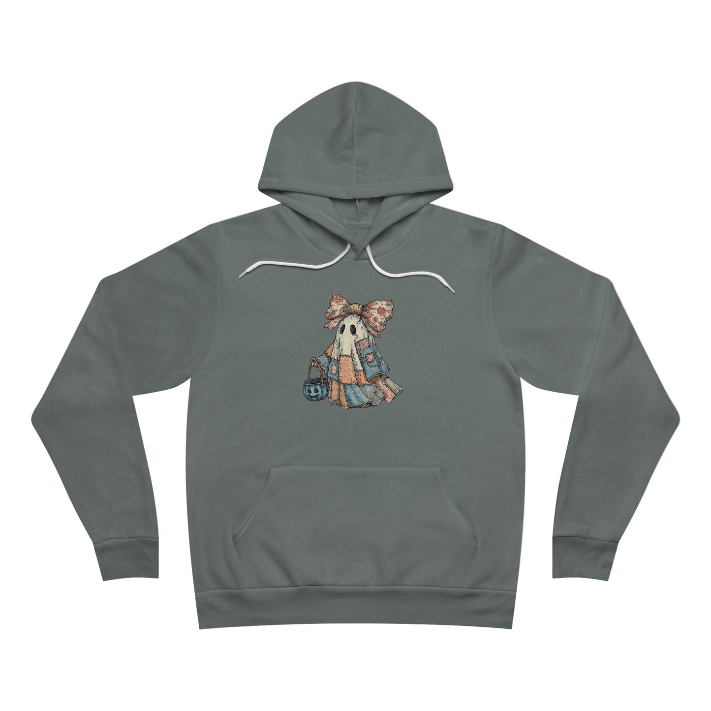 Patchwork Ghost Girl Halloween Hoodie