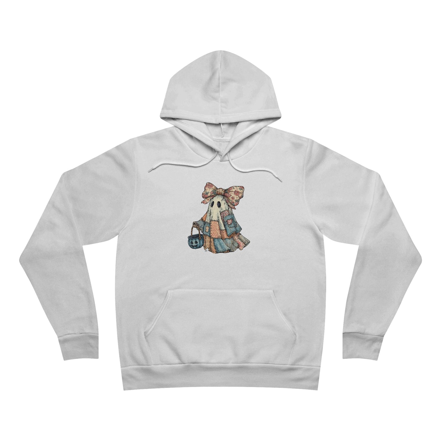 Patchwork Ghost Girl Halloween Hoodie