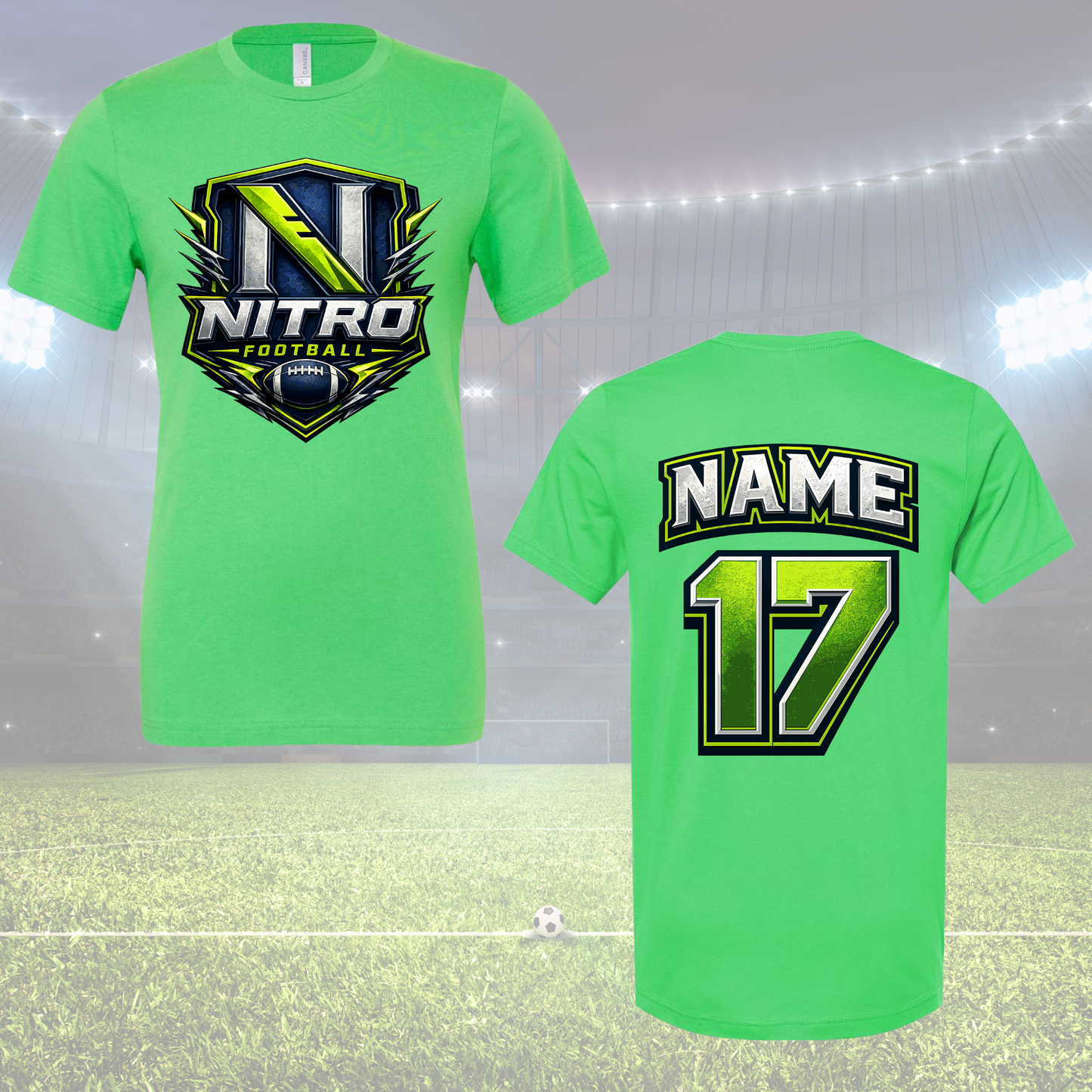 Nitro Football Adult Unisex Crew Neck Tee