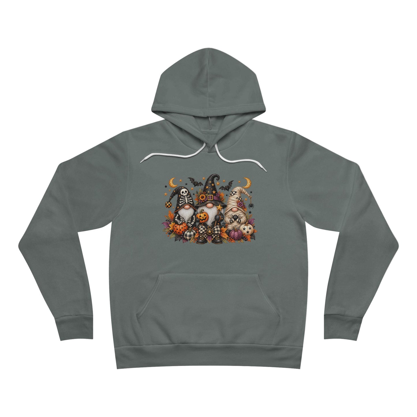 Halloween Gnome Hoodie - Cute Spooky Pumpkin & Witch Gnomes Pullover