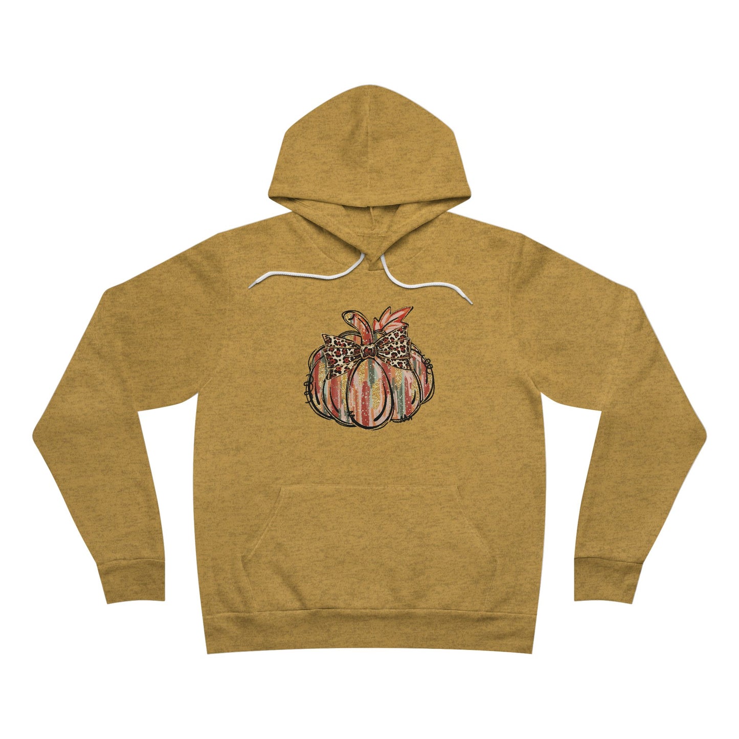 Leopard Bow Pumpkin Hoodie – Cute Fall Graphic Sweatshirt
