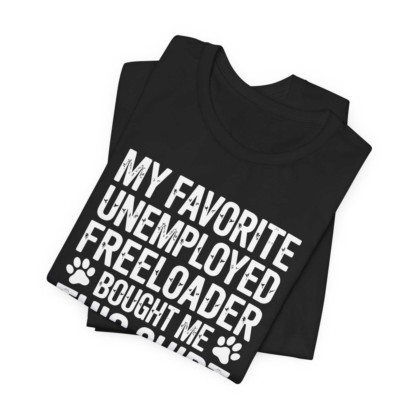 Favorite Freeloader Father's Day Shirt in lightweight breathable cotton jersey tee