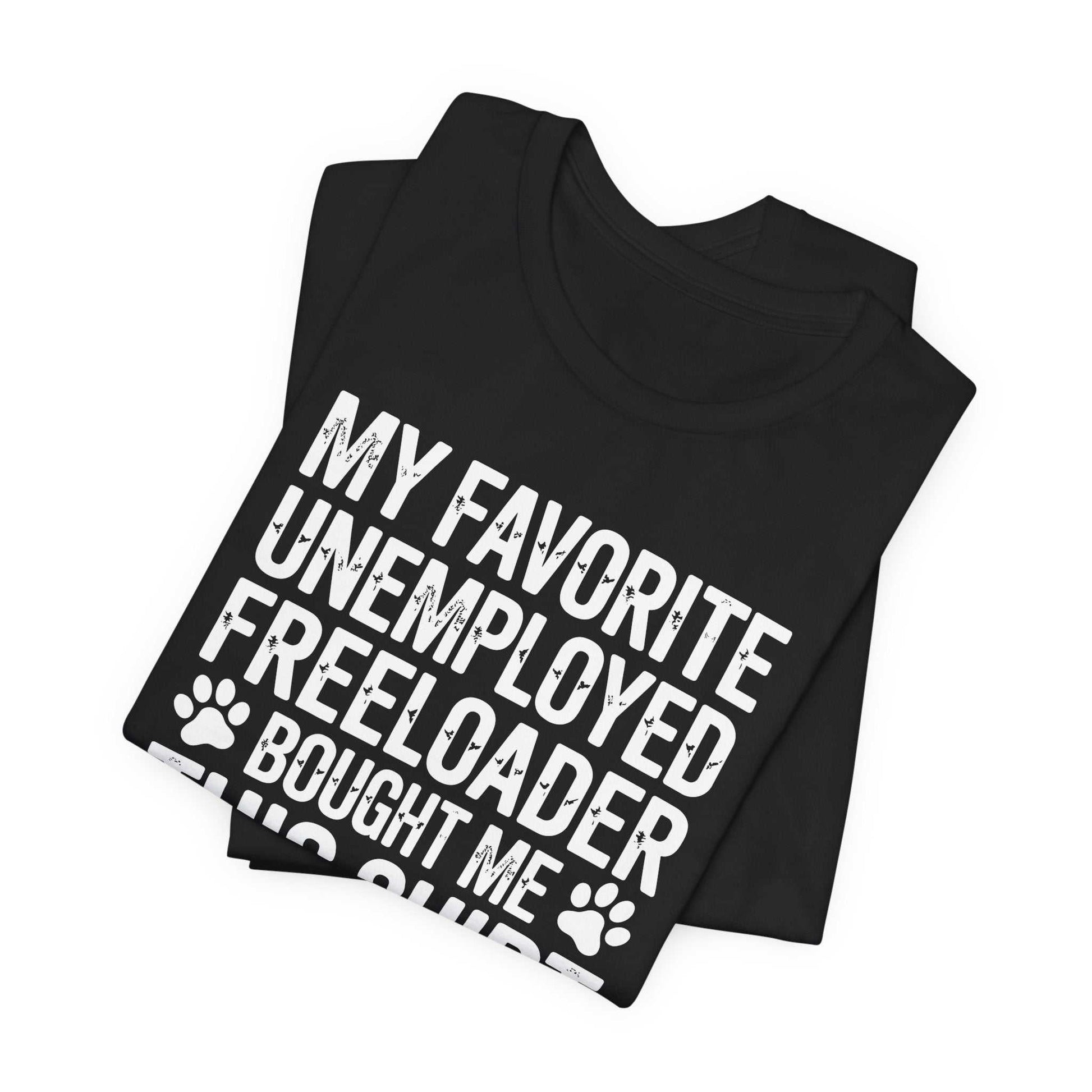 Favorite Freeloader Father's Day Shirt in lightweight breathable cotton jersey tee