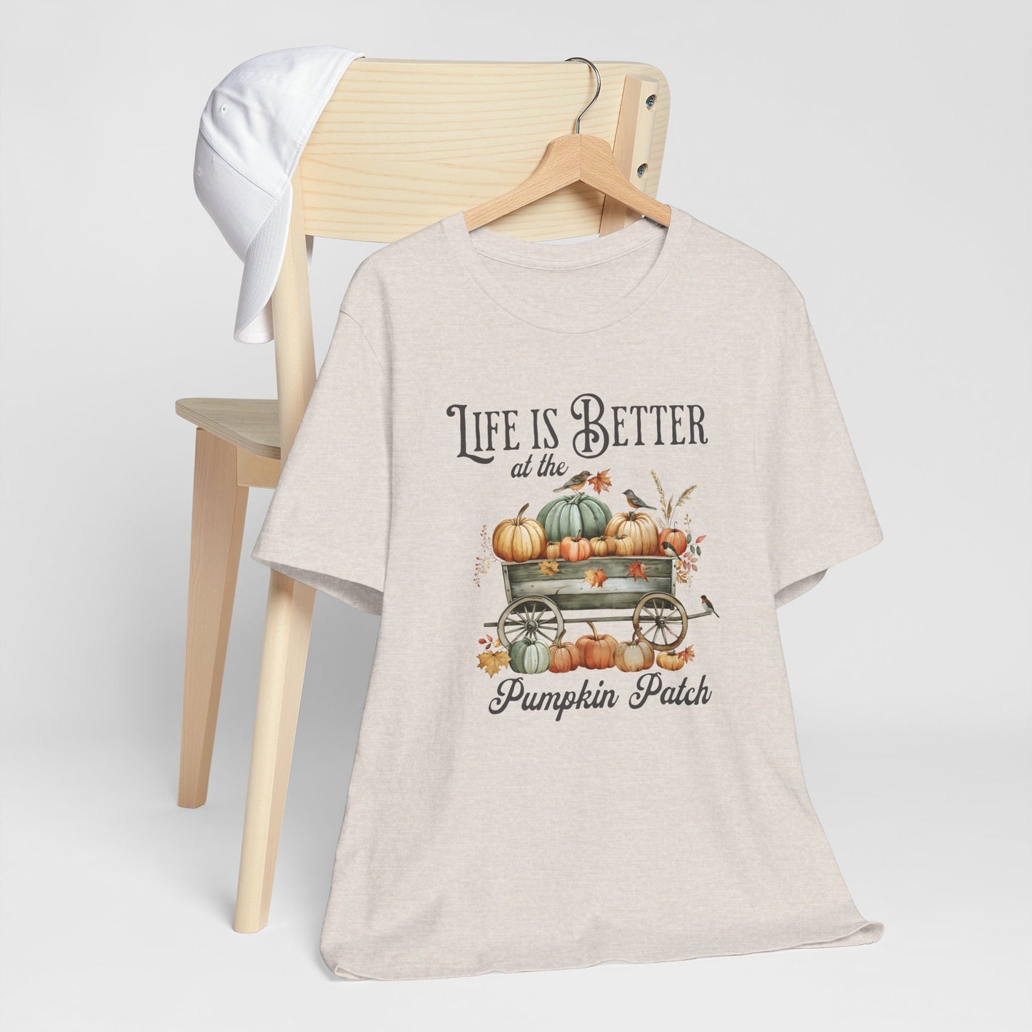 Life is Better at the Pumpkin Patch Tee – Fall Graphic Shirt