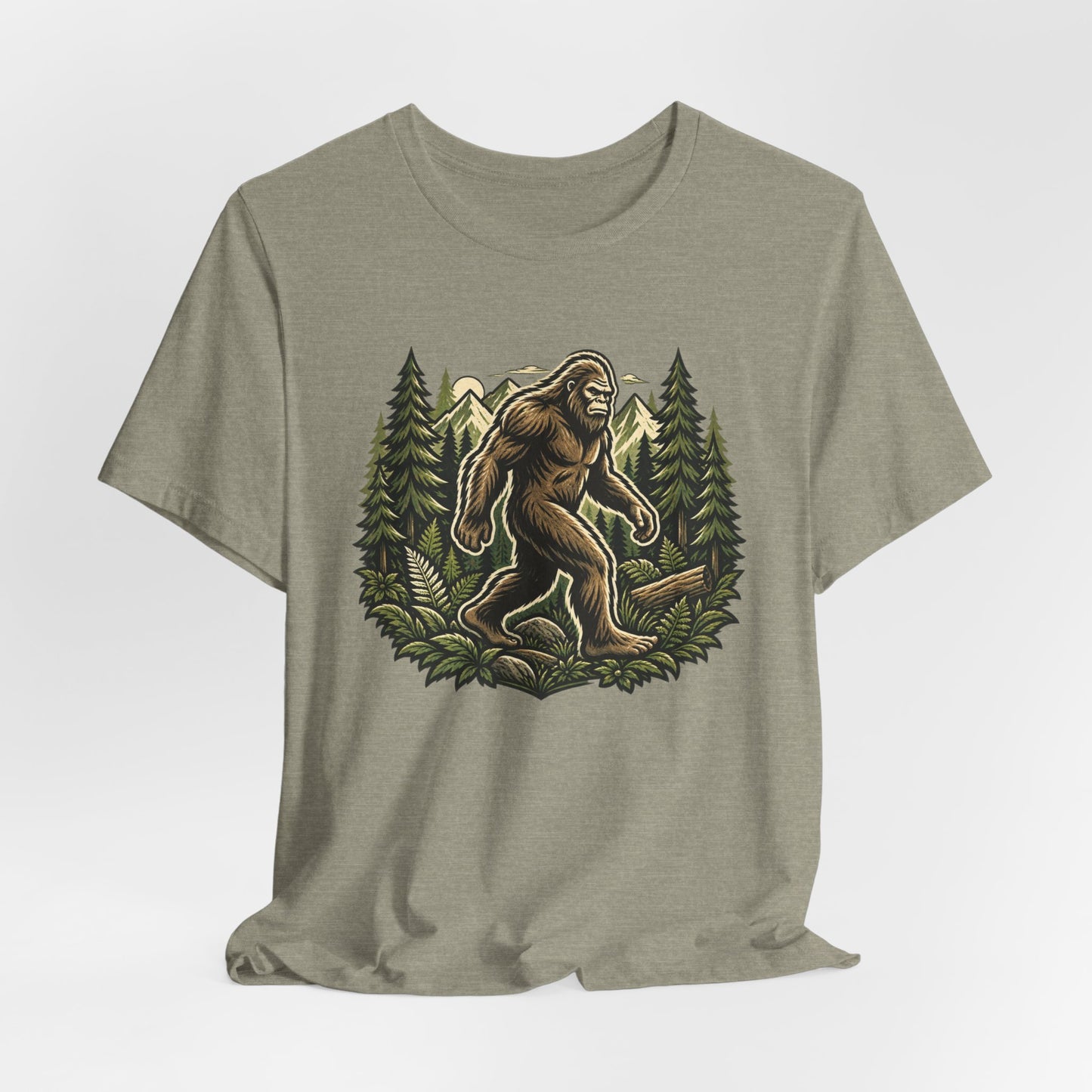 Bigfoot Mountain Adventure Tee | Sasquatch Graphic Shirt