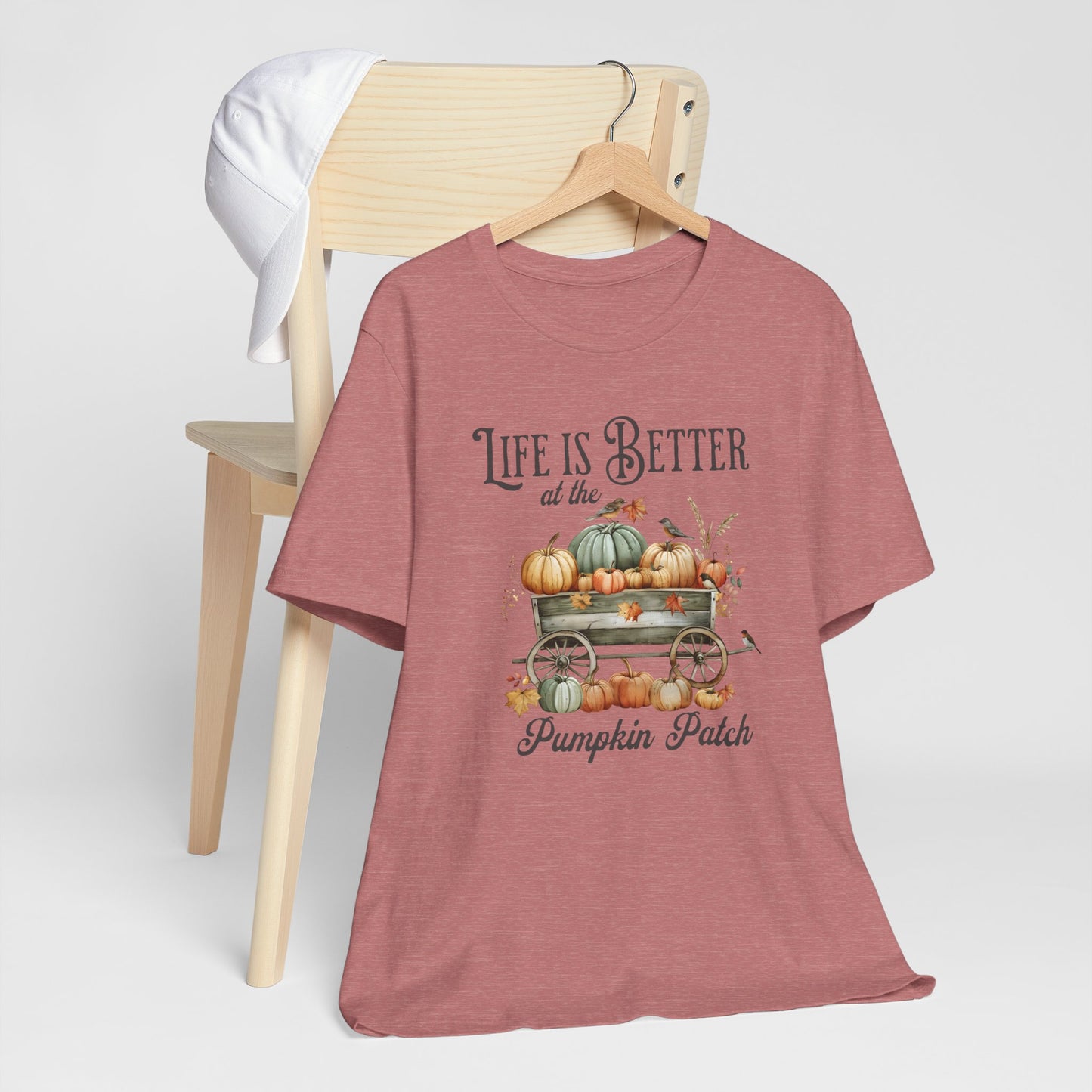 Life is Better at the Pumpkin Patch Tee – Fall Graphic Shirt