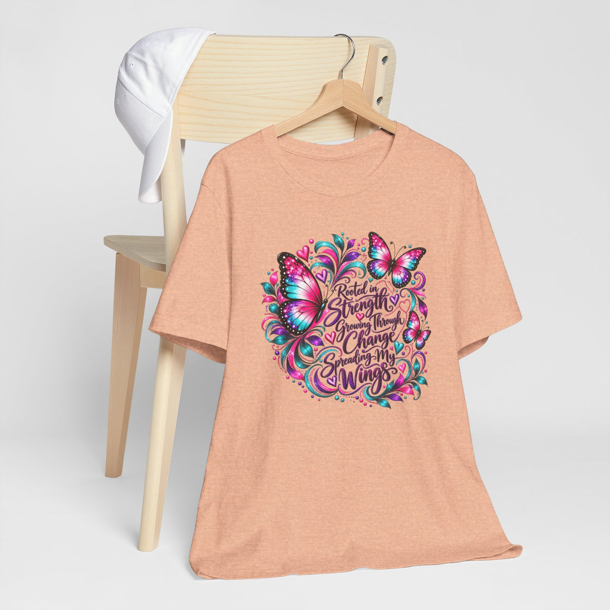 Rooted in Strength Women's Butterfly Graphic Tee