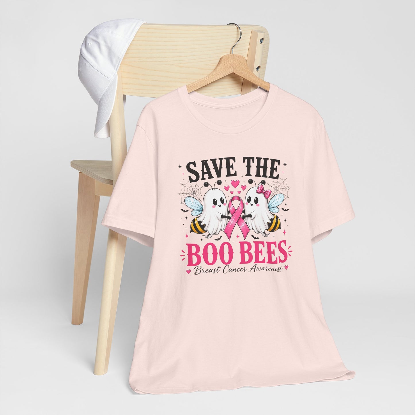Save the Boo Bees Breast Cancer Awareness Halloween Tee