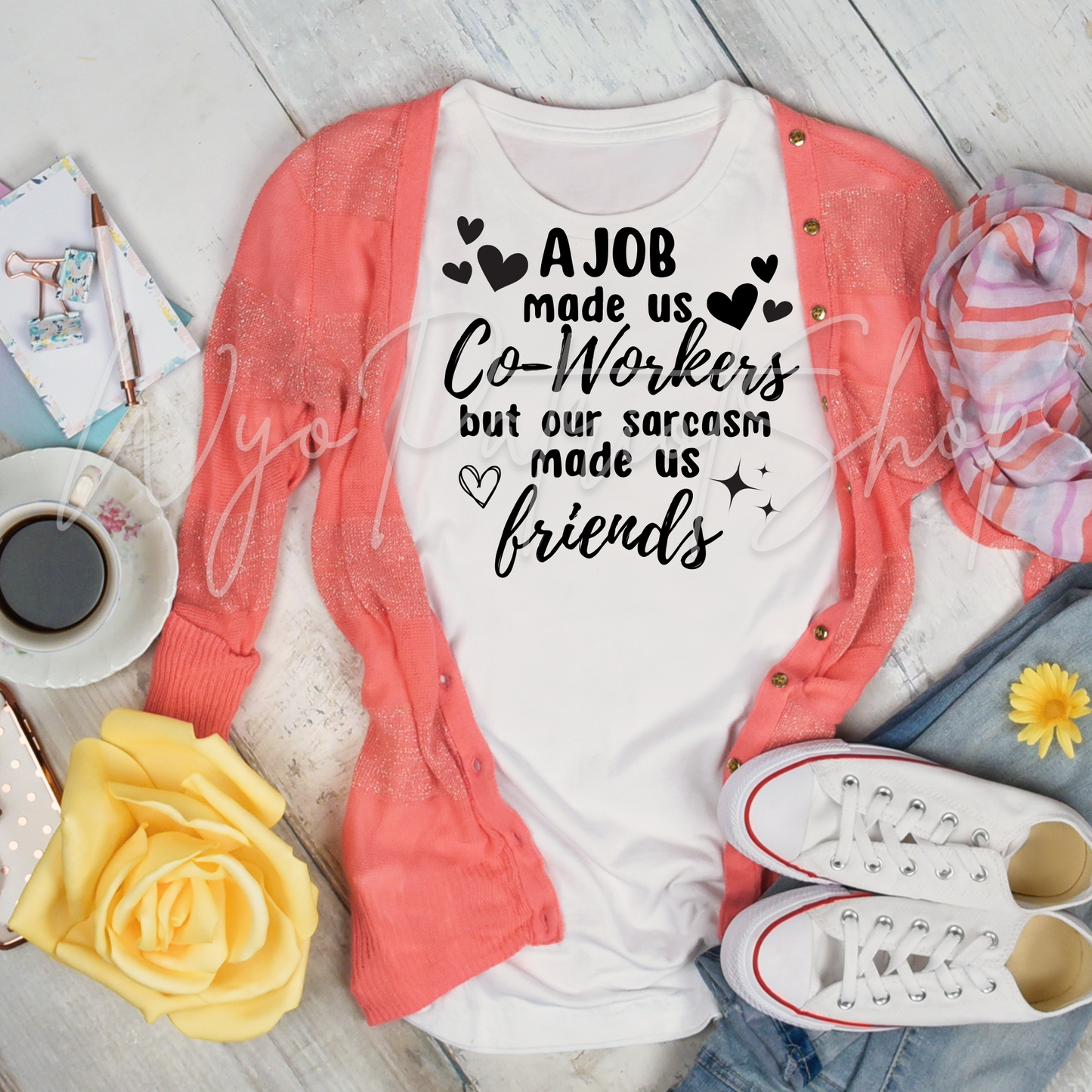 A Job made us co-workers but our sarcasm made us friends