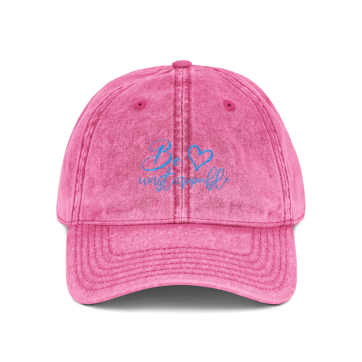 Be Unstoppable Vintage Hat - Pink