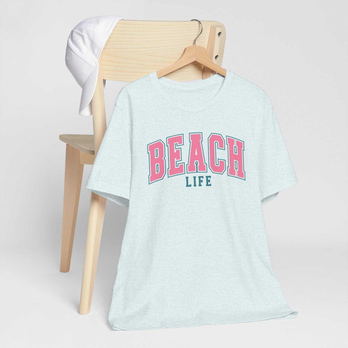 Beach Life Shirt - heather ice blue