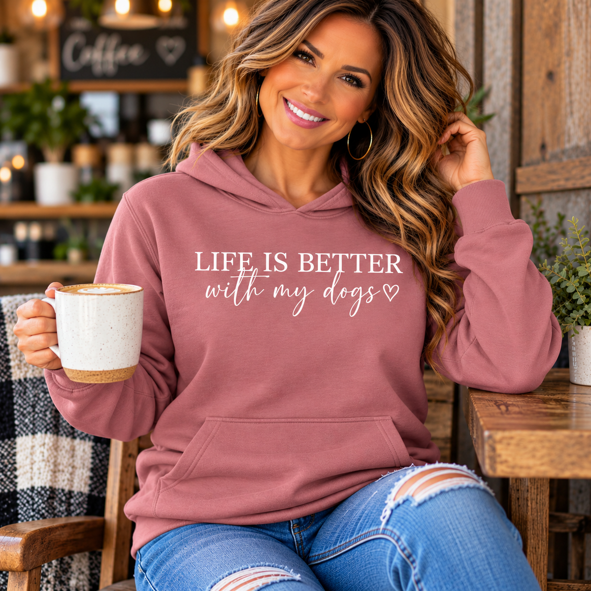 Life Is Better With My Dogs Hoodie