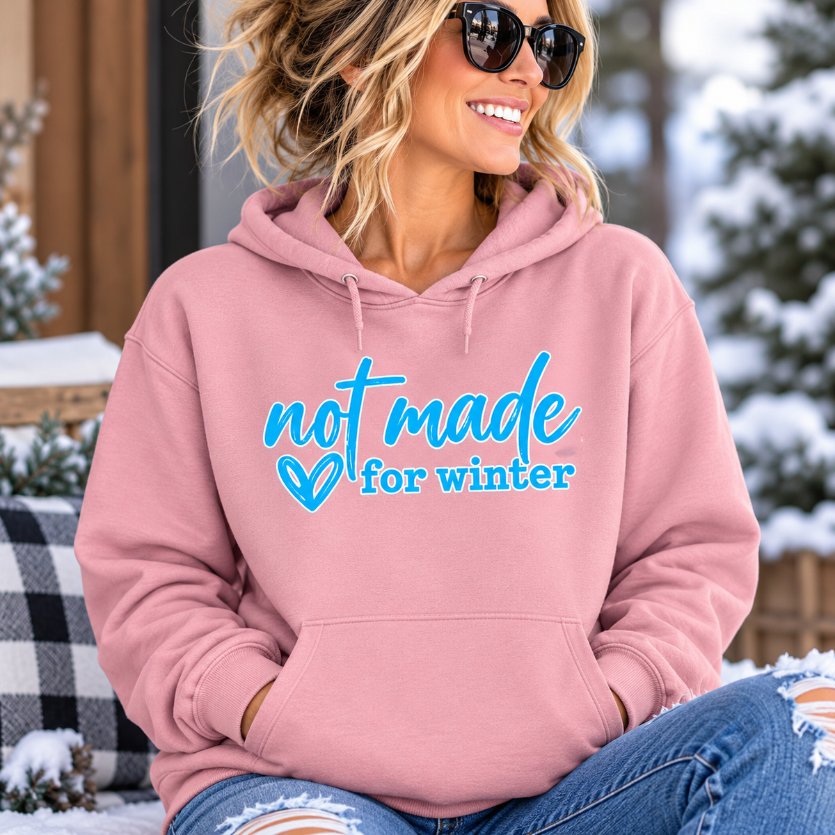Not Made for Winter Heavyweight Unisex Fleece Hoodie