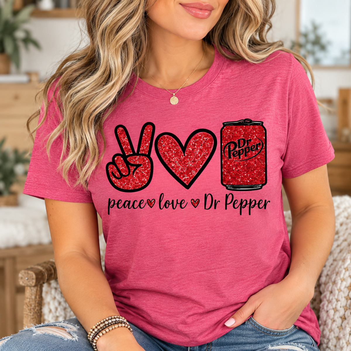 Peace Love Soda T-Shirt – Cute Graphic Tee for Soda Lovers