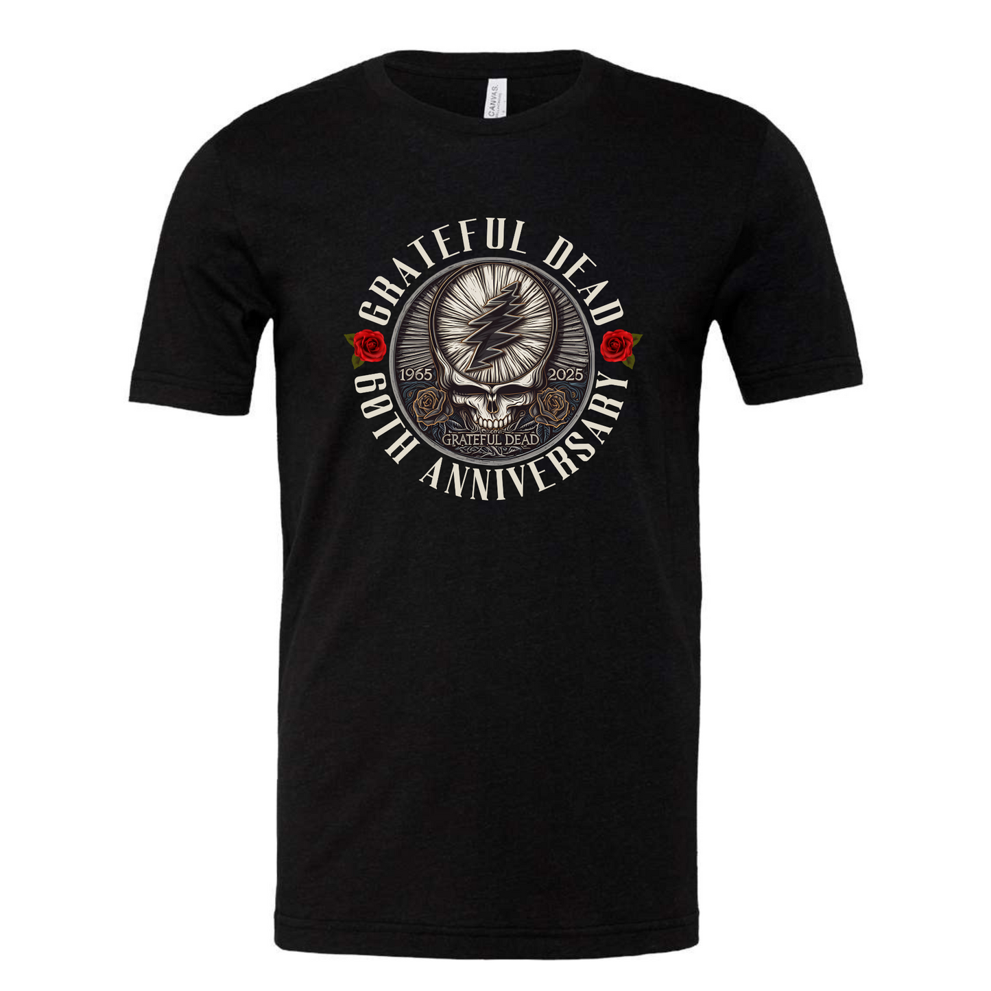 Grateful Dead 60th Anniversary Tee in Black