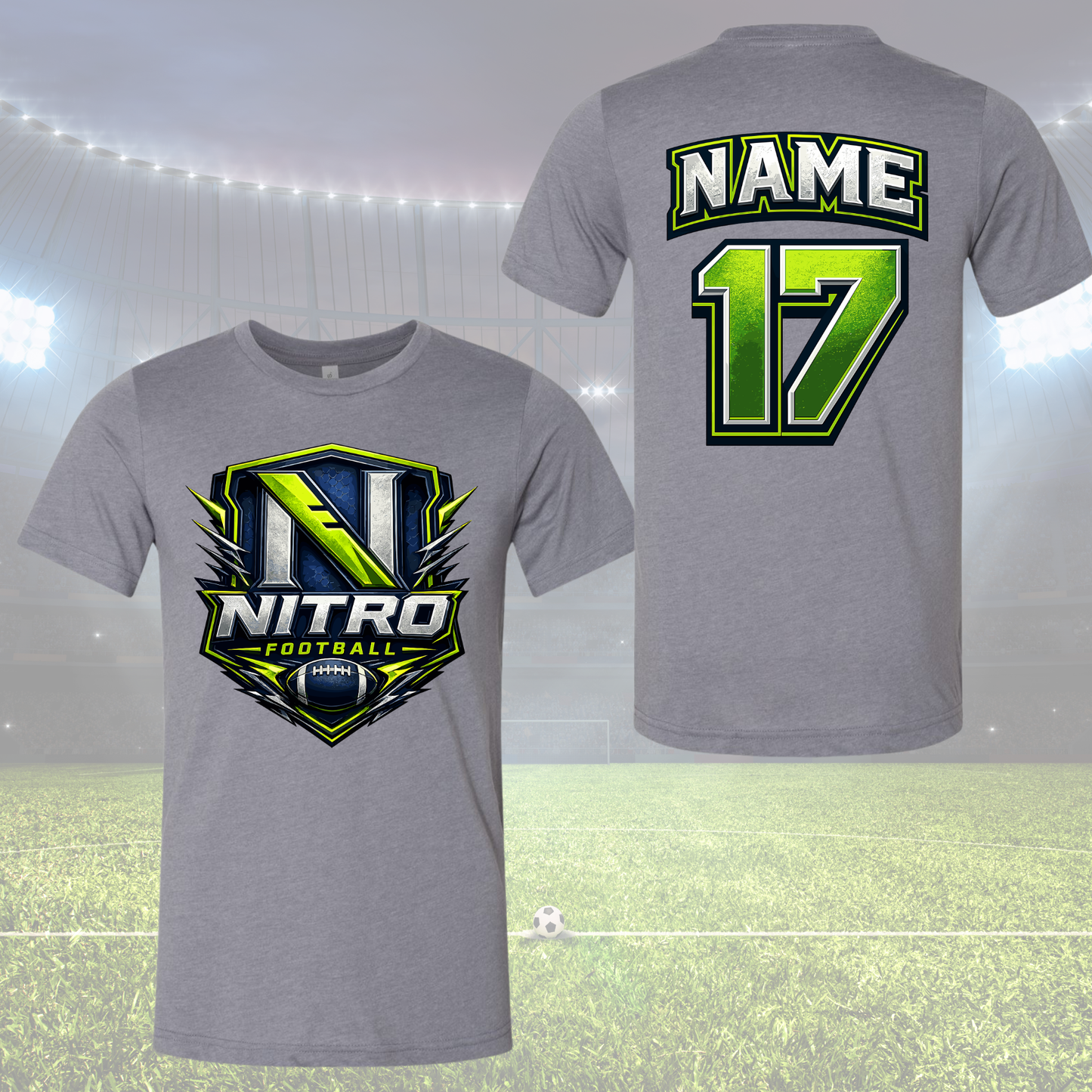 Nitro Football Adult Unisex Crew Neck Tee