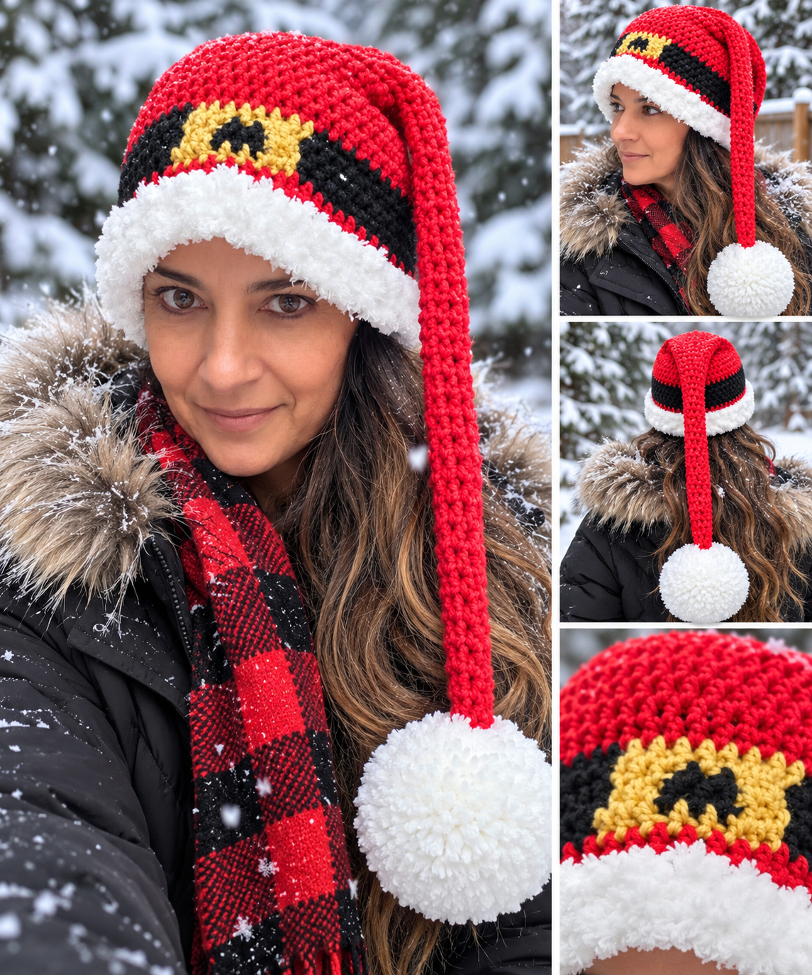 Handmade Crochet Long-Tail Hats – CLOSEOUT