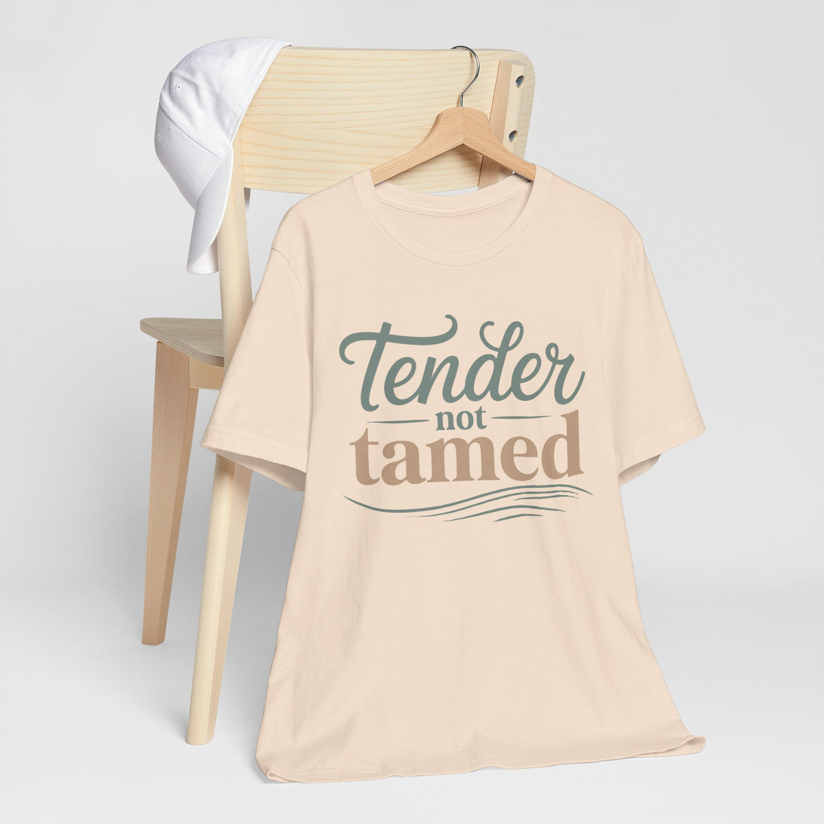 Tender Not Tamed Tee - soft cream