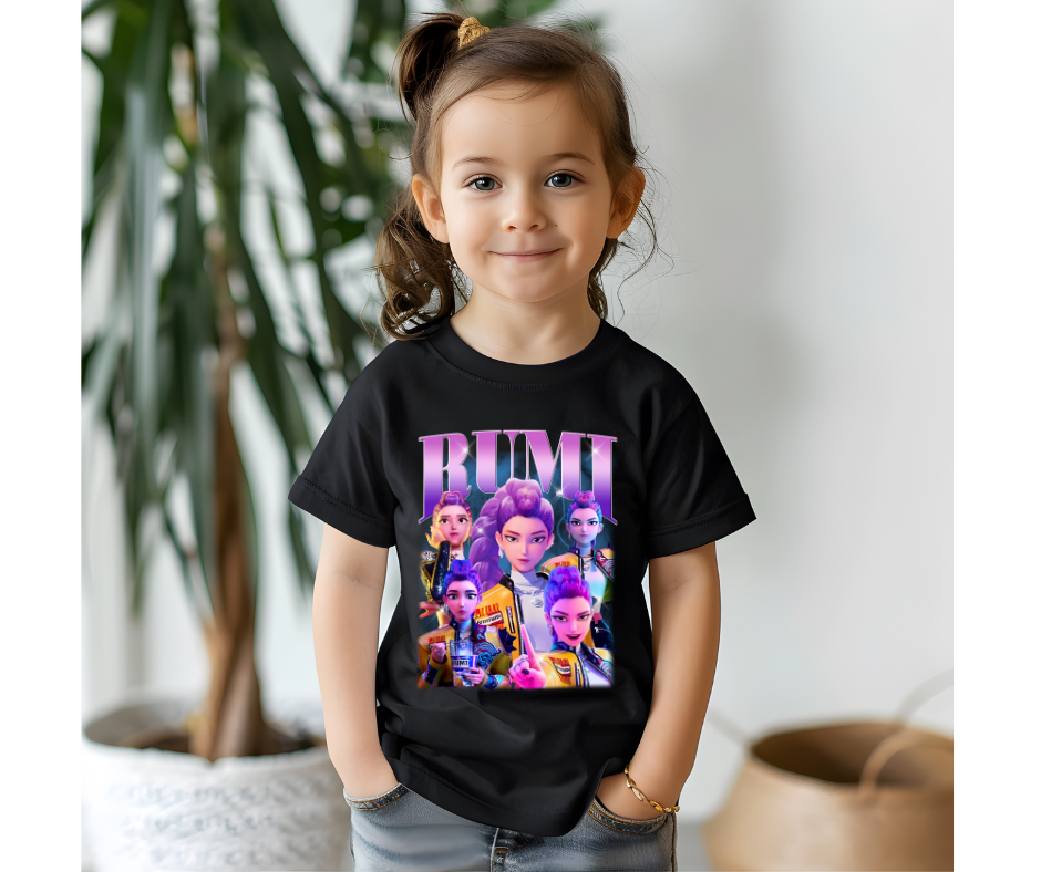 K Pop Demon Hunters Rumi Tee Shirt for Kids