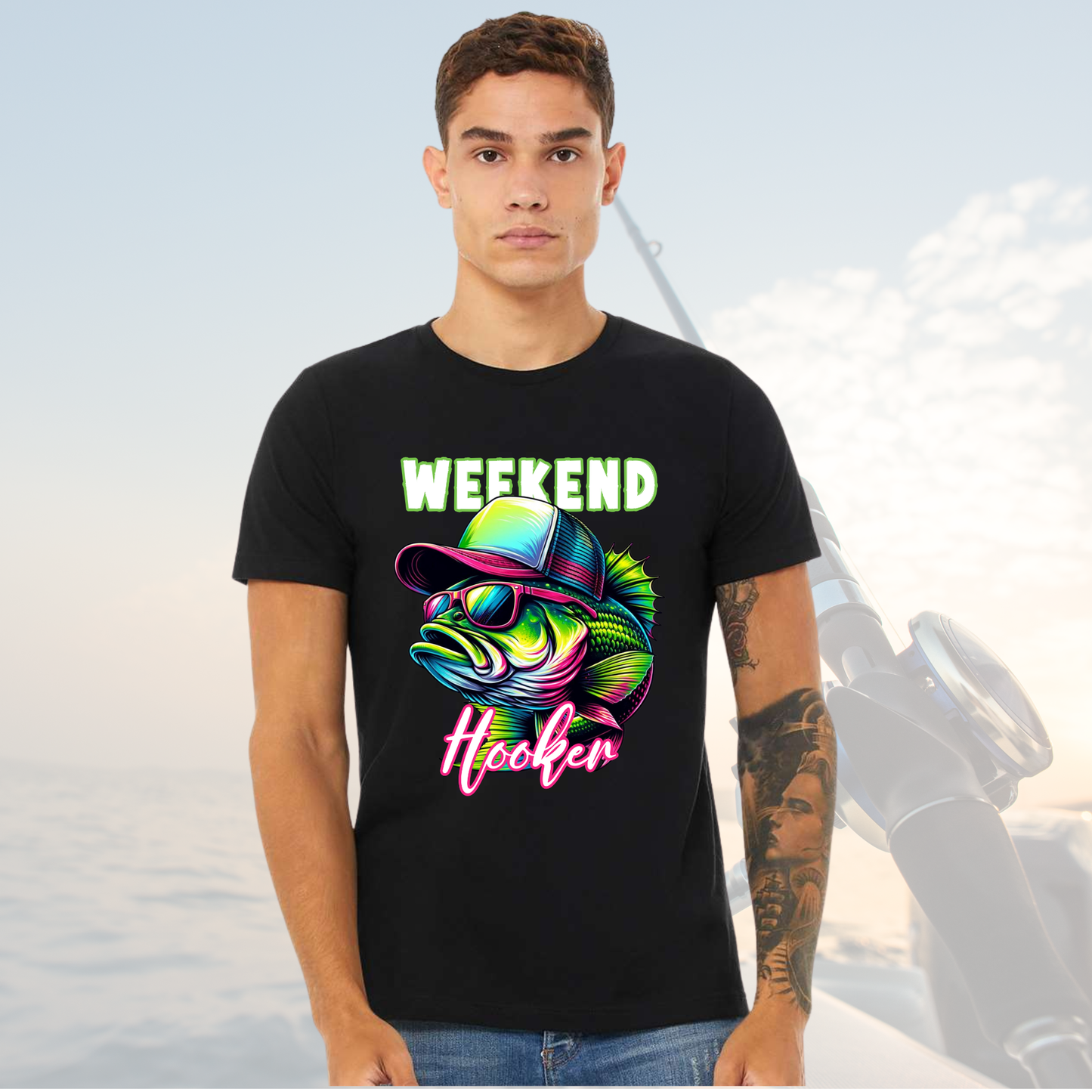 Weekend Hooker Funny Fishing Shirt