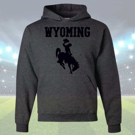 Bucking Horse Hoodie Officially licensed Univeristy of Wyoming Apparel