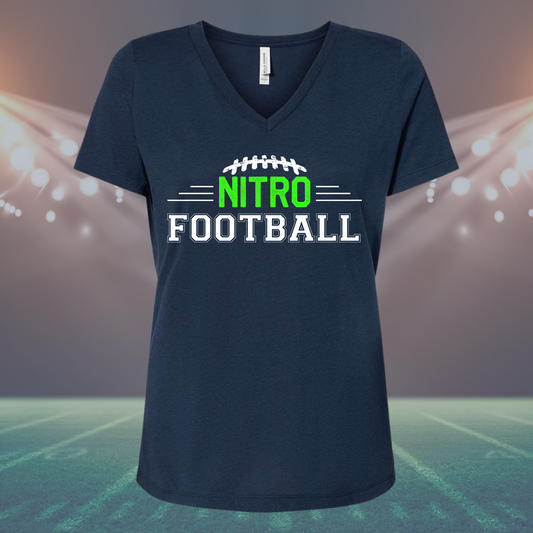 Nitro Football Women's Vneck Shirt