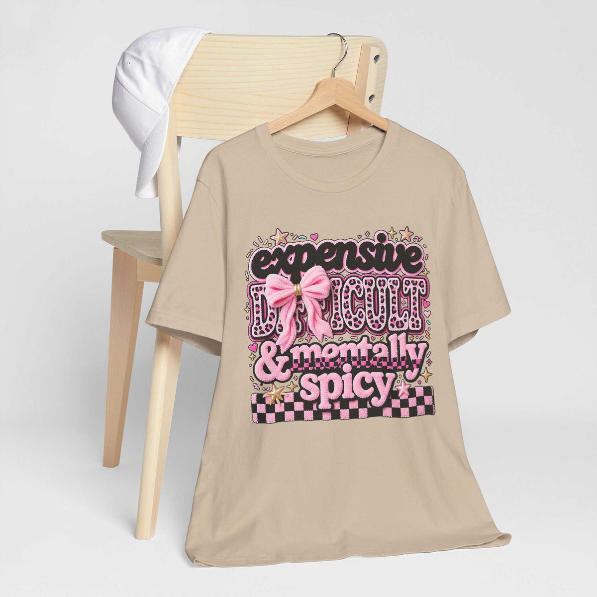 mentally spicy shirt - tan