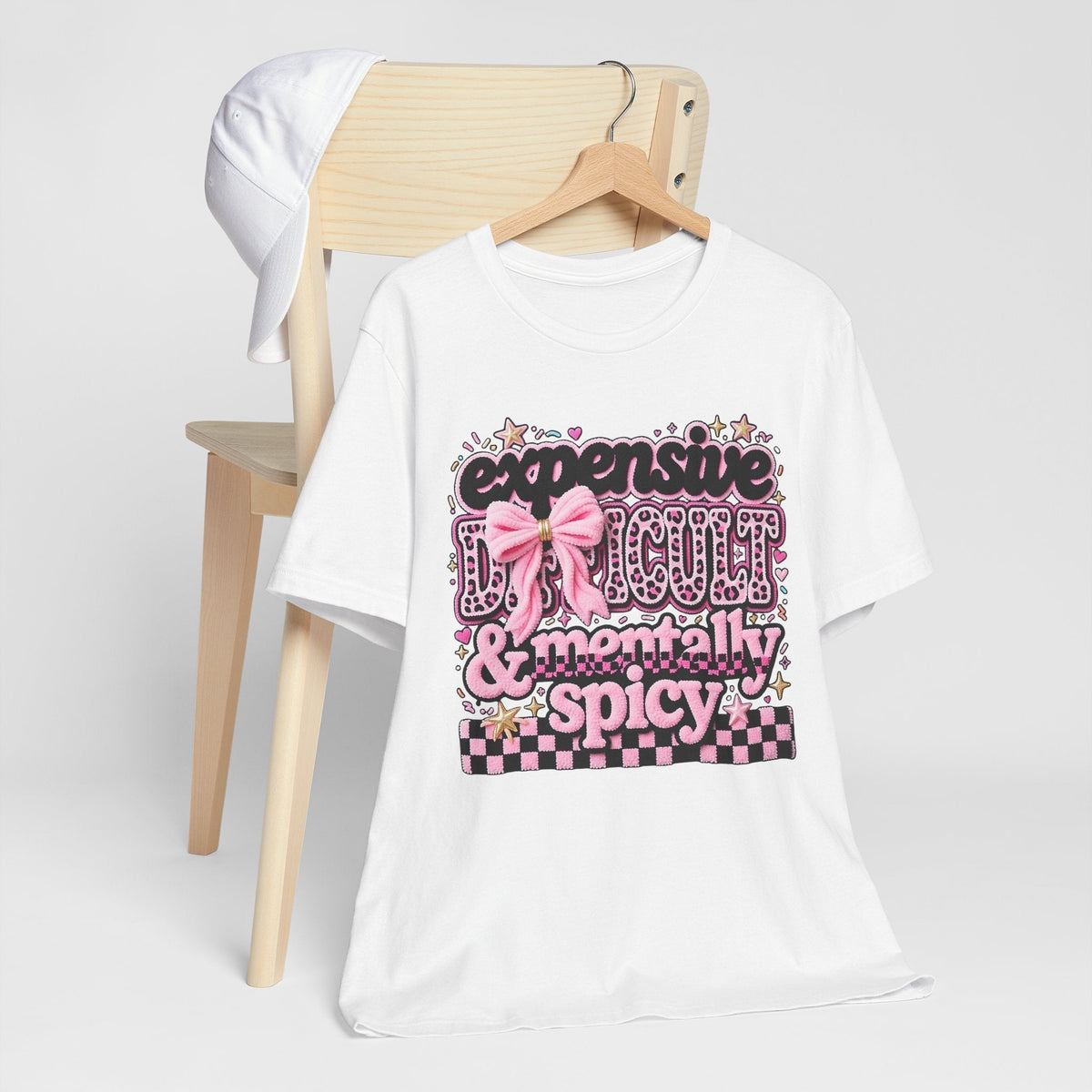 mentally spicy shirt - white