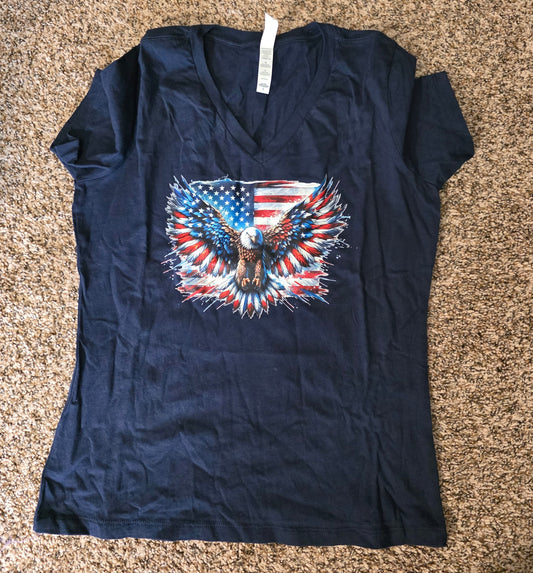 American eagle women's vneck shirt - Small