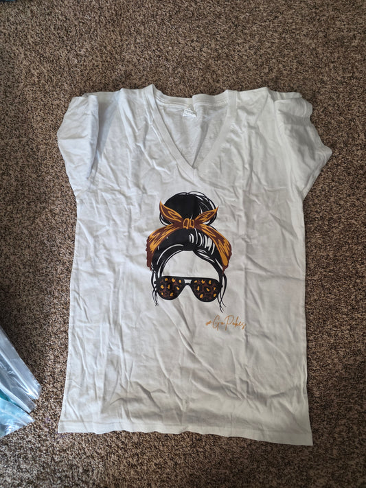 Go Pokes women's vneck